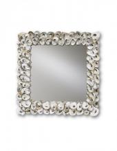 Currey 1348 - Oyster Shell Square Mirror